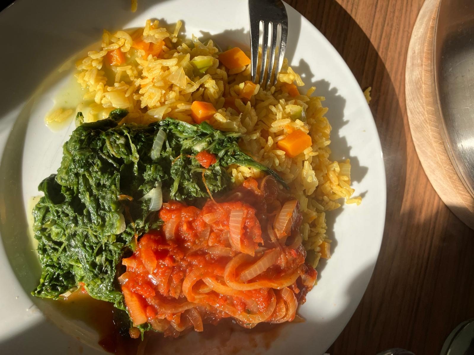 Pilawu auf dem Teller